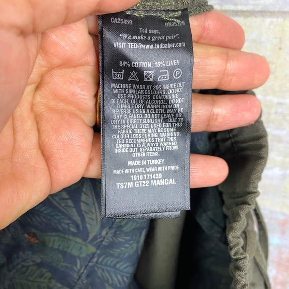 Ted Baker Mangal Classic Drawstring Chinos Long - Picture 10 of 11